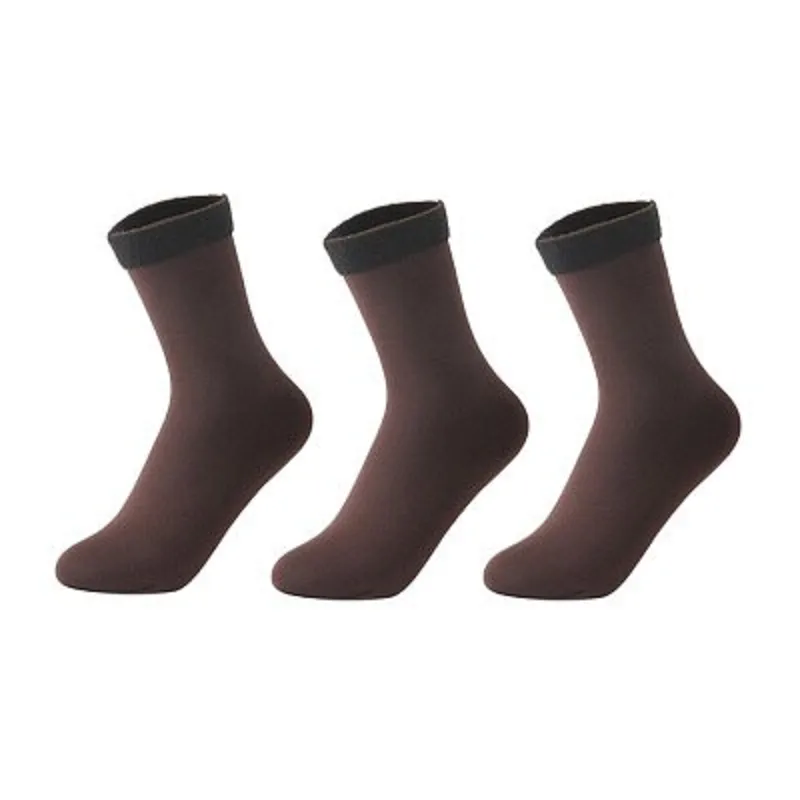 3 Pairs/Set Winter Warm Thicken Thermal Nylon Socks