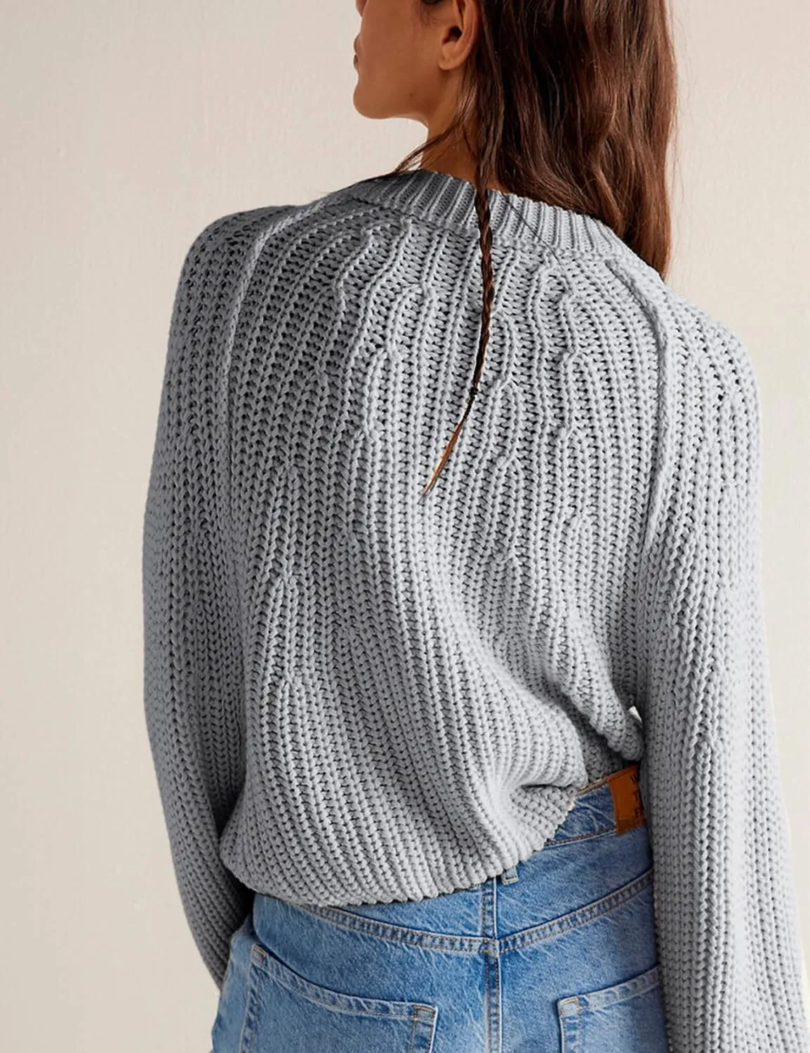 Arssm Womens Chunky Cardigan Knit Open Front Button Down Sweaters Oversized Slouchy Long Sleeve Fall 2024 Trendy Outwear