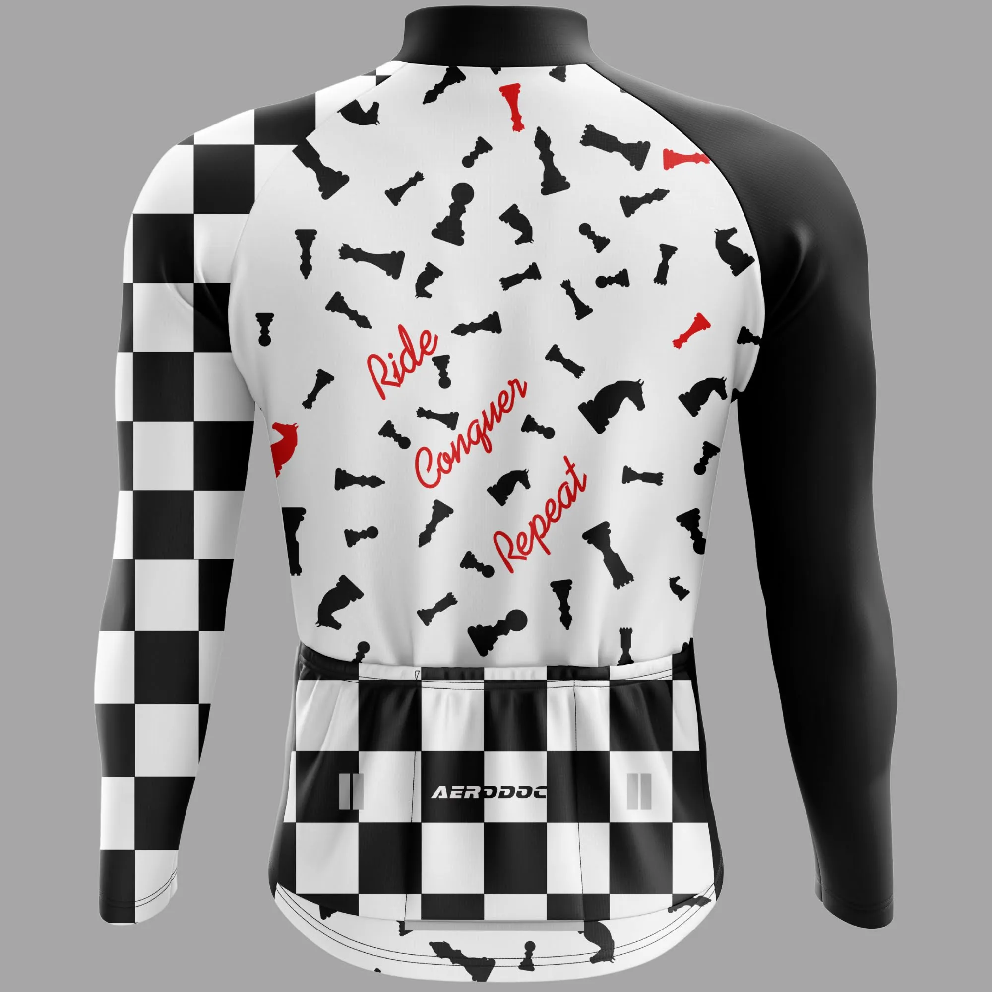 Checkmate Cycling Jersey & Bib Shorts Set  Ride Like a Chess Grandmaster!