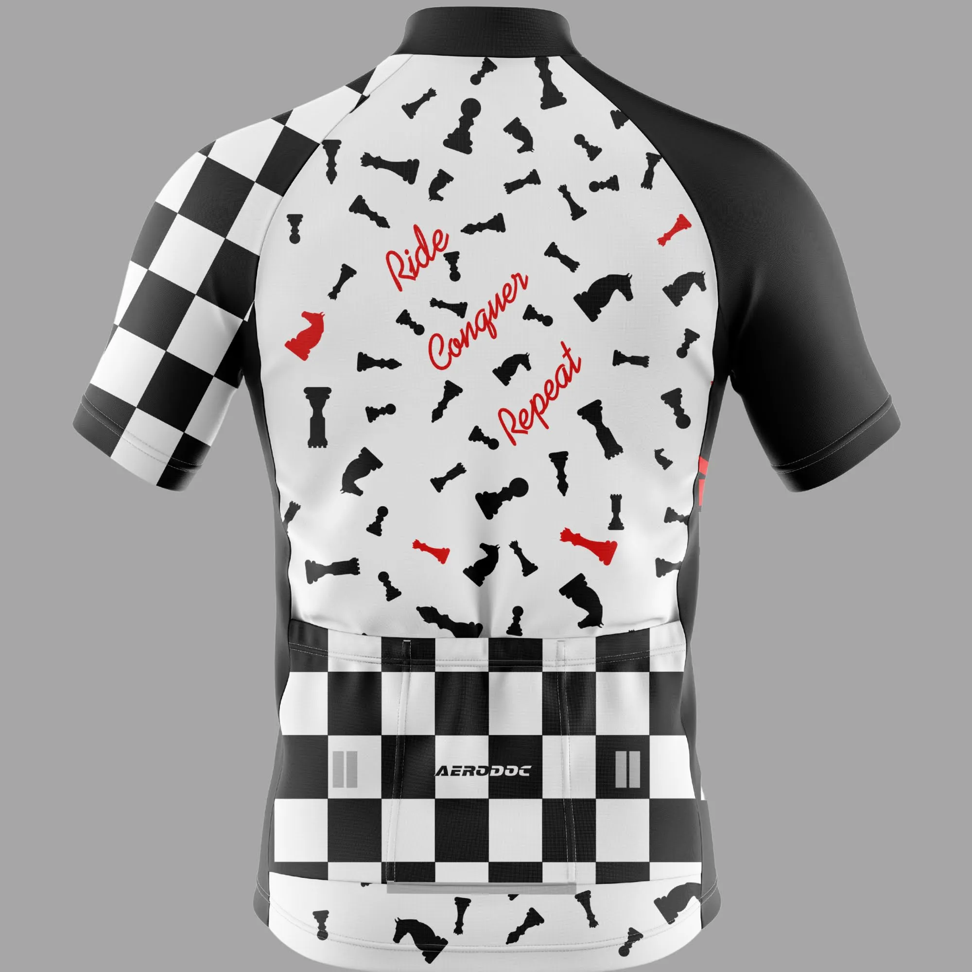 Checkmate Cycling Jersey & Bib Shorts Set  Ride Like a Chess Grandmaster!