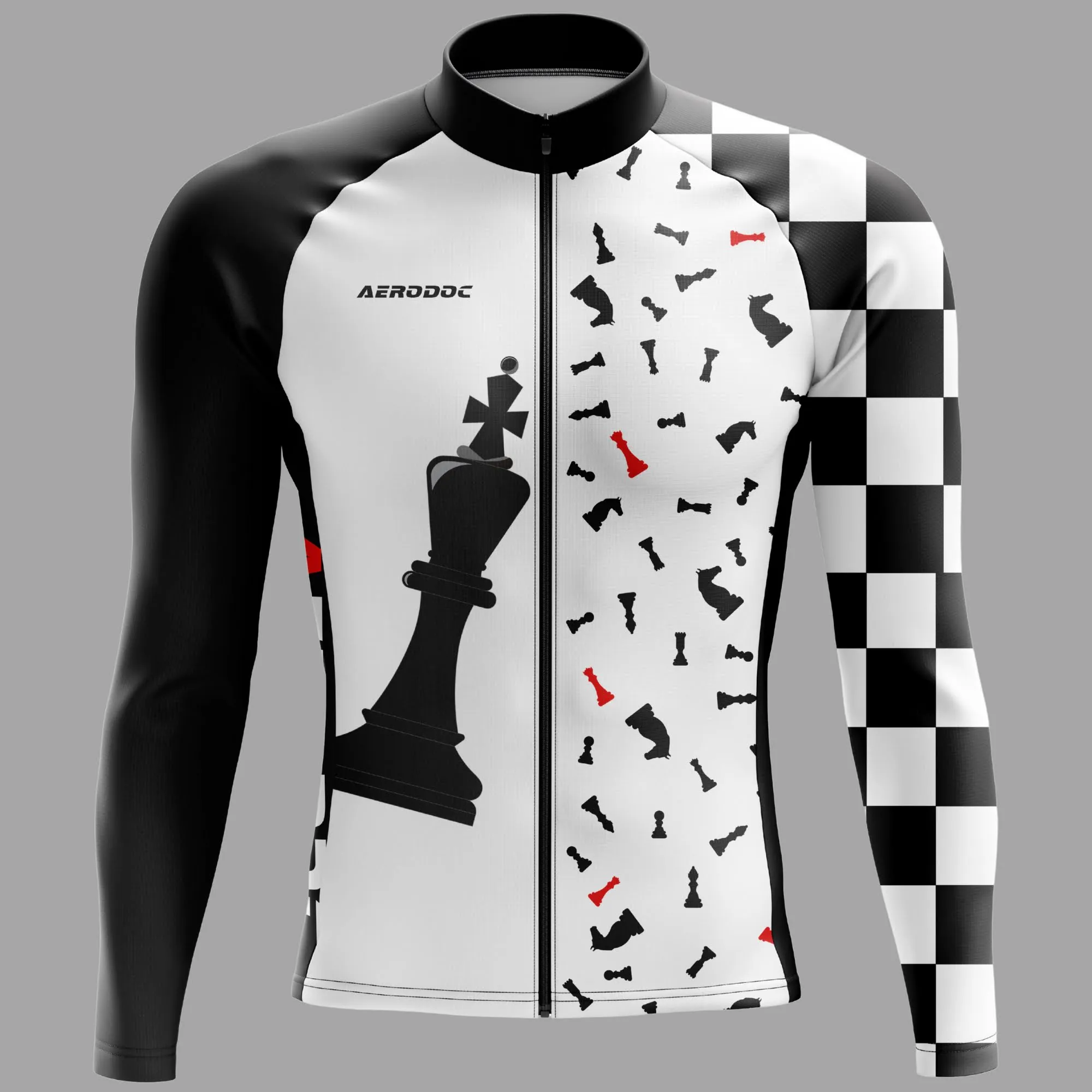 Checkmate Cycling Jersey & Bib Shorts Set  Ride Like a Chess Grandmaster!