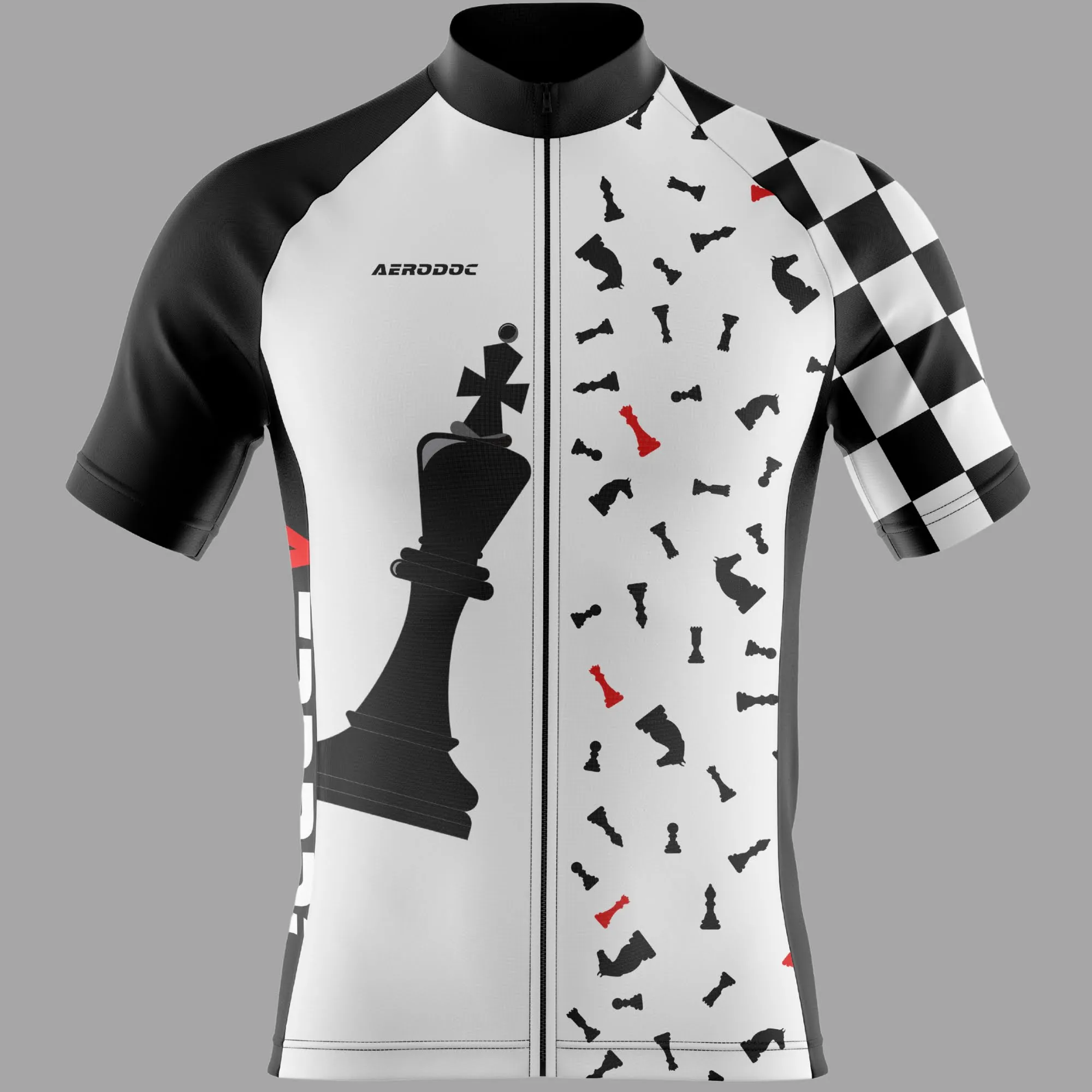 Checkmate Cycling Jersey & Bib Shorts Set  Ride Like a Chess Grandmaster!