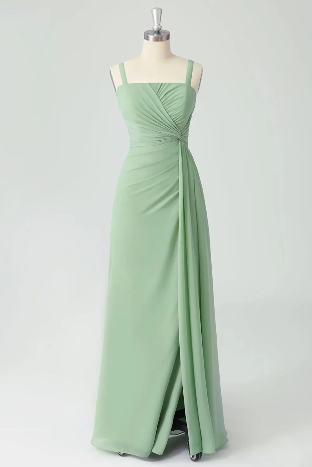 Chiffon Bridesmaid Dresses for Women 2025 Long A Line Wedding Guest Gown with Slit