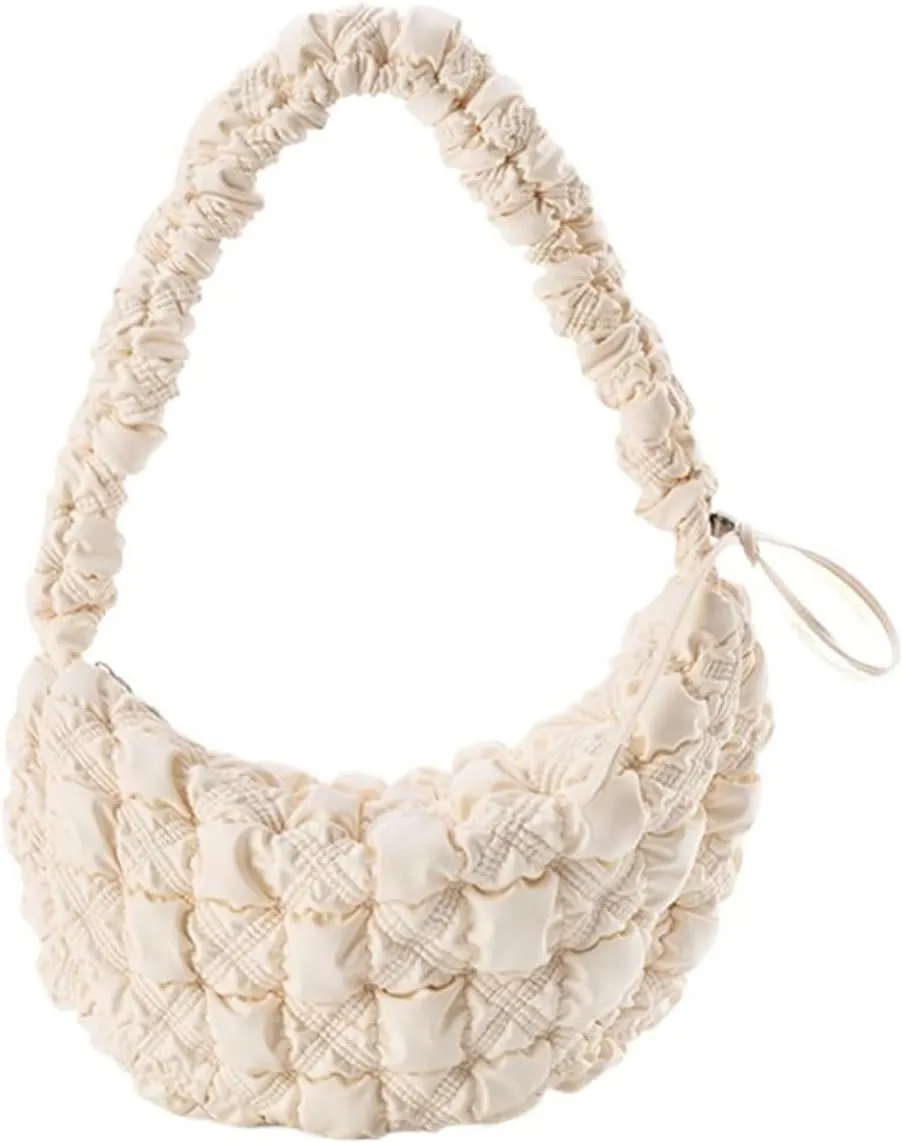 cross-body bag Clouds Saddle Bag Versatile Large Capacity(White)