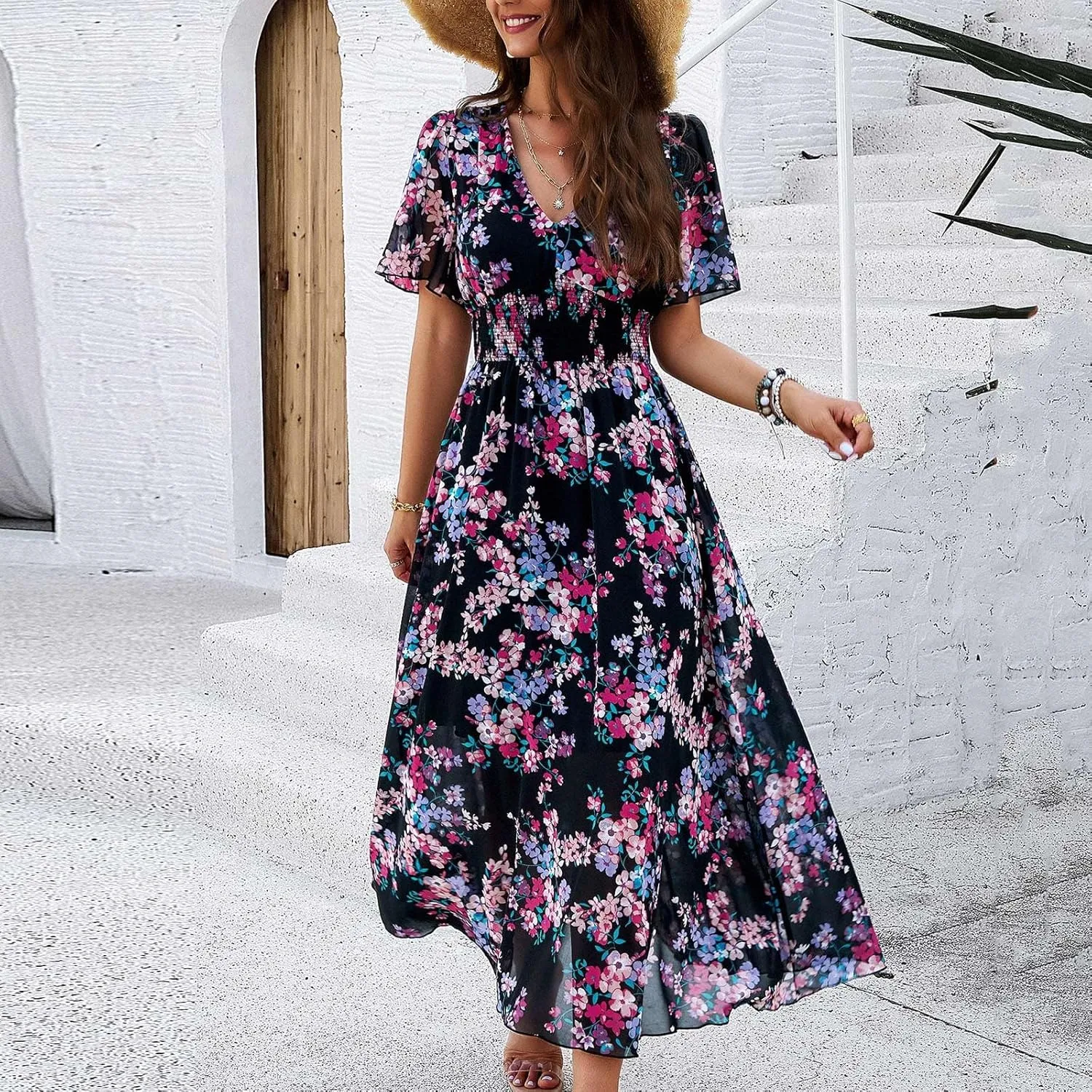 Dresses for Women 2025 Casual Spring Summer Dresses for Women 2025 Casual Flowy Dresses for