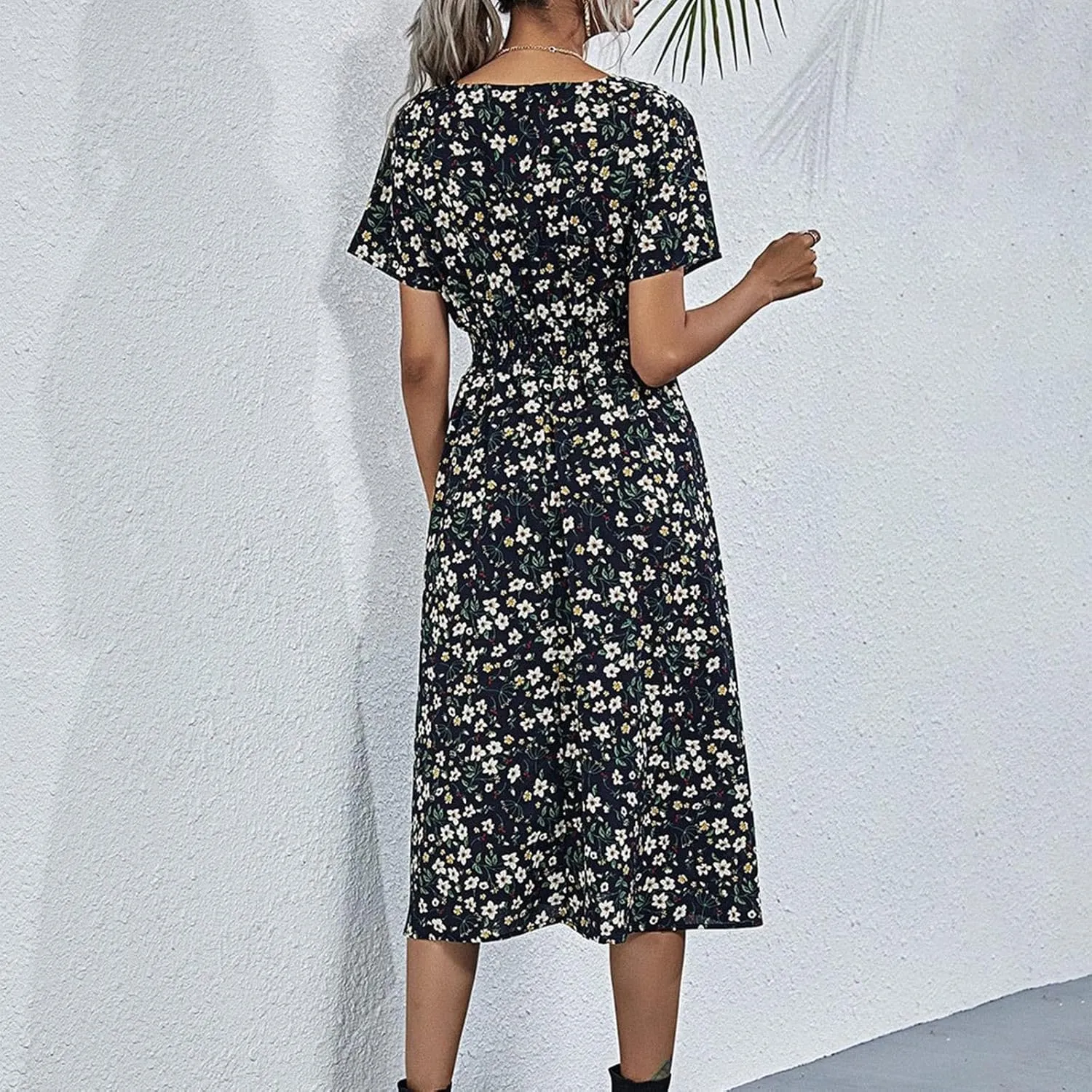 Dresses for Women 2025 Dresses for Women 2025 Casual XL Floral Print Swing Swing Flowy