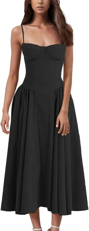 Dresses for Women 2025 Sleeveless Maxi Dress Summer Dresses for Women 2025 Casual Floral Print
