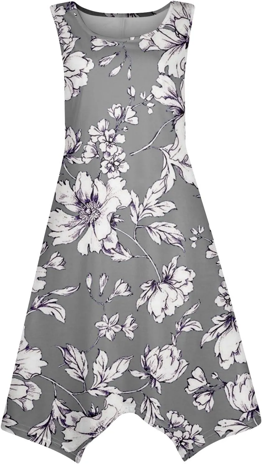 Dresses for Women 2025 Spring Summer Maxi Dresses for Women Sundress Sleeveless Swing Cotton Summer