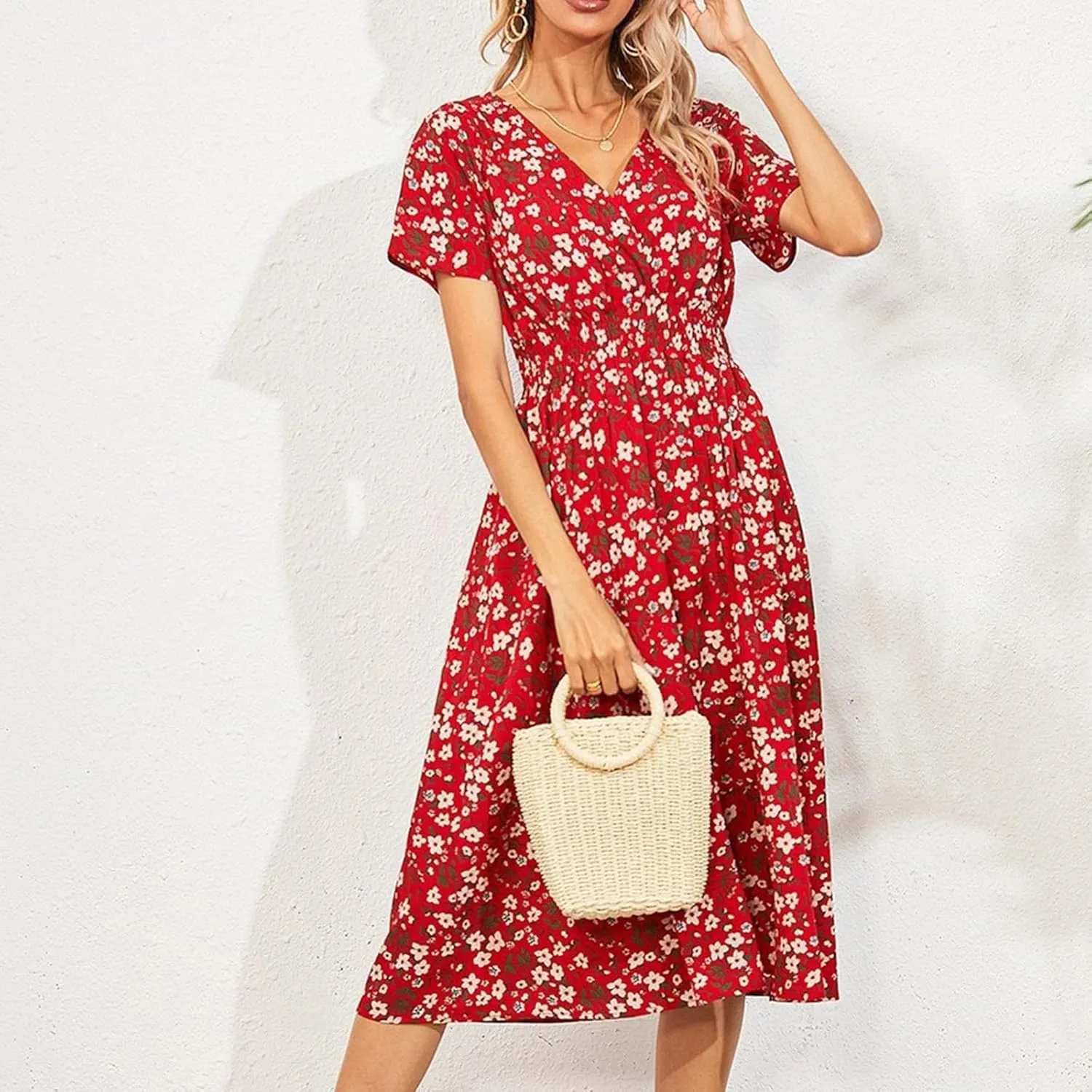 Dresses for Women 2025 Tea Party Dresses for Woman Womens Summer Dresses Spring Summer Casual