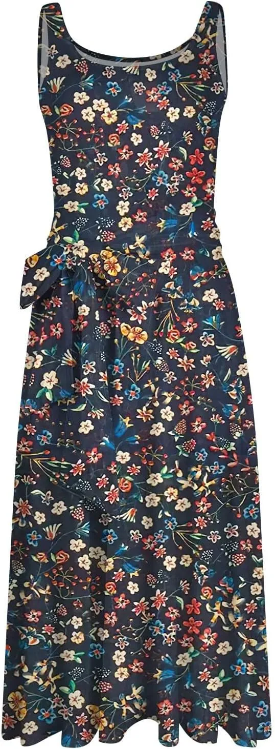Easter Dress for Women Spring Summer Casual Dresses for Women 2025 Casual Boho Floral Print