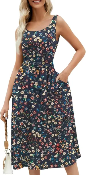 Easter Dress for Women Spring Summer Casual Dresses for Women 2025 Casual Boho Floral Print