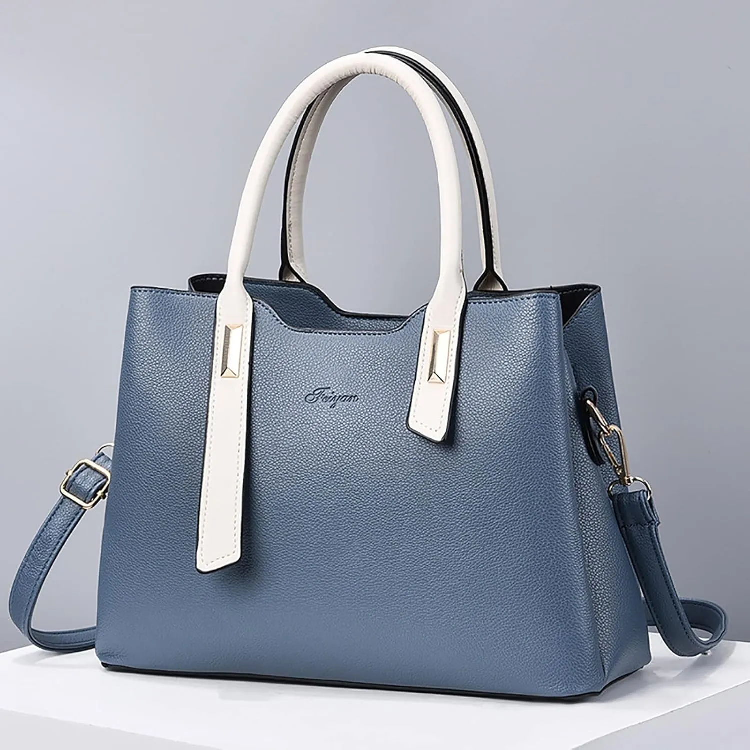 Faux Leather Purses Satchel for Women Shoulder Tote Bags Top Handle Satchel Bags Versatile Daily Bag