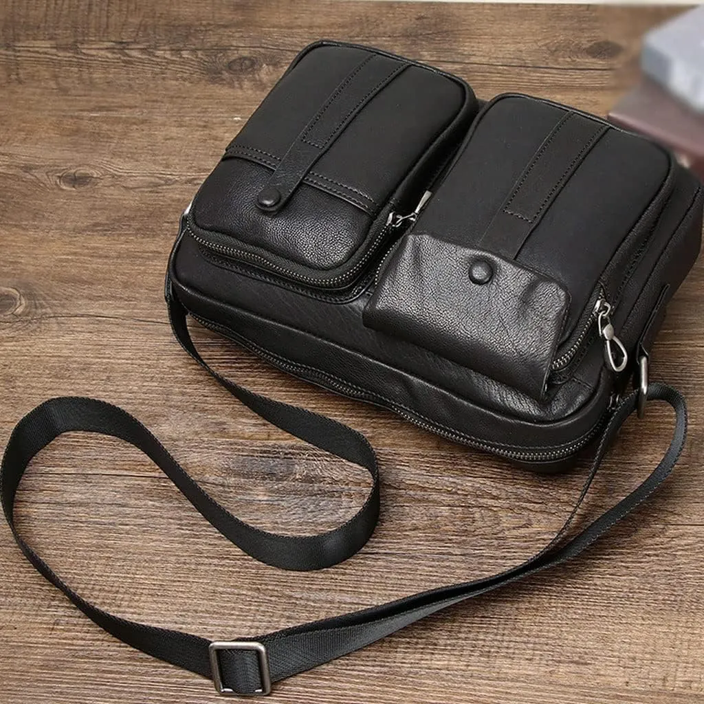 HBJWOV Shoulder Bag Men's Messenger Bag Men's Handbag Men's Briefcase