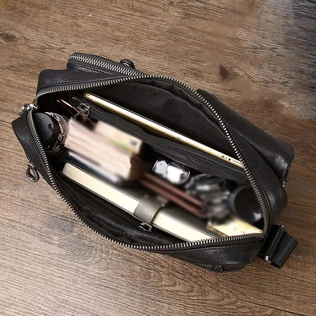 HBJWOV Shoulder Bag Men's Messenger Bag Men's Handbag Men's Briefcase