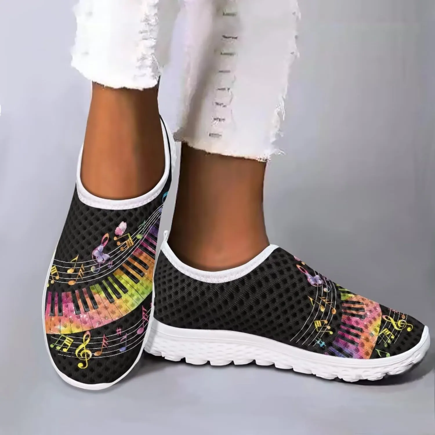 Jeiento American Flag Shoes for Men Women Road Running Shoes Womens Mens Comfortable Walking Tennis Sneakers Athletic Shoes