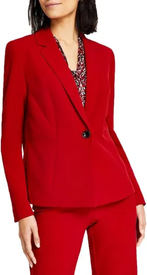 Kasper Women's Petite One-Button Blazer