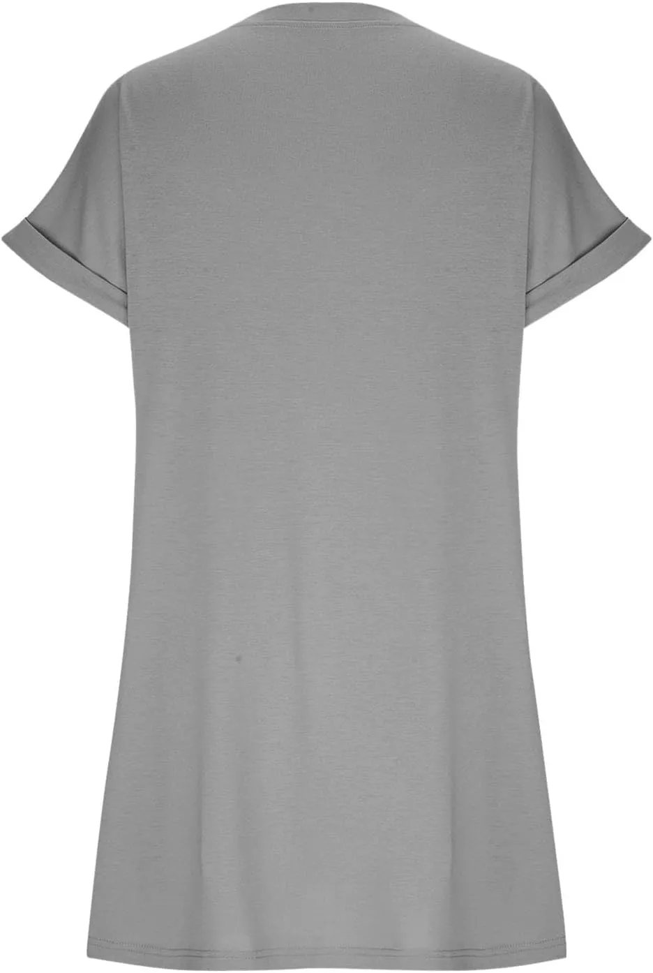 Mini Dress for Women Beach Vacation Pocket Mini Dresses for Women with Short Sleeves Summer Casual Loose Wrap Dress