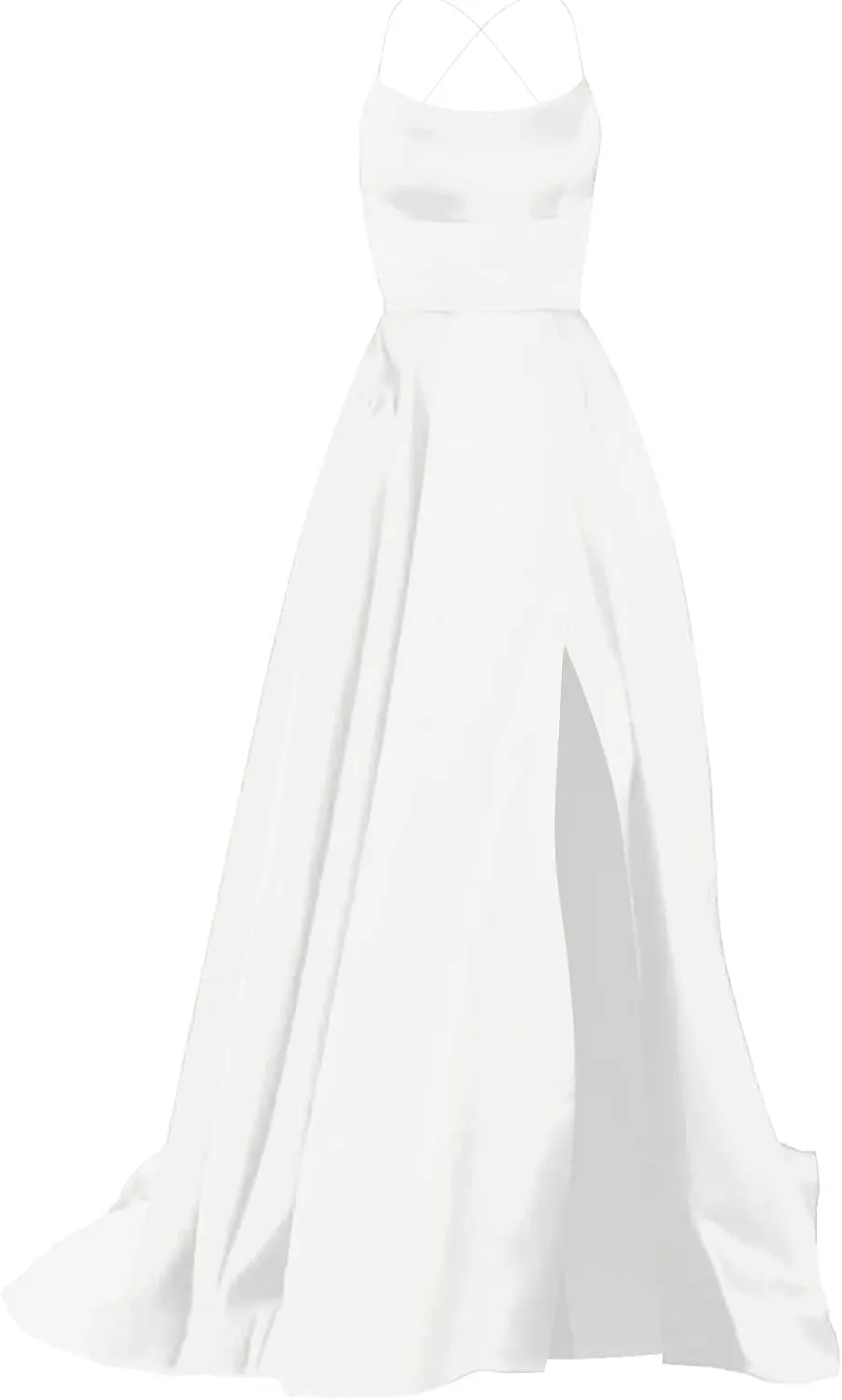 Off Shoulder Prom Evening Gowns Elegant V Neck Short Sleeve Wrap Formal High Split Wedding Guest Dress