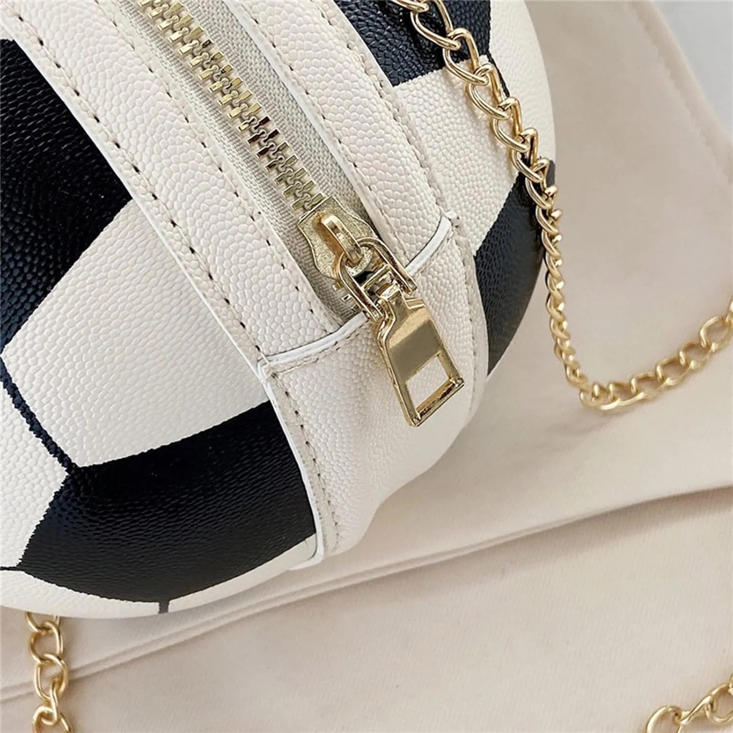 Purses for Women Women's Bag Fashionable Football Bag Versatile Shoulder Messenger