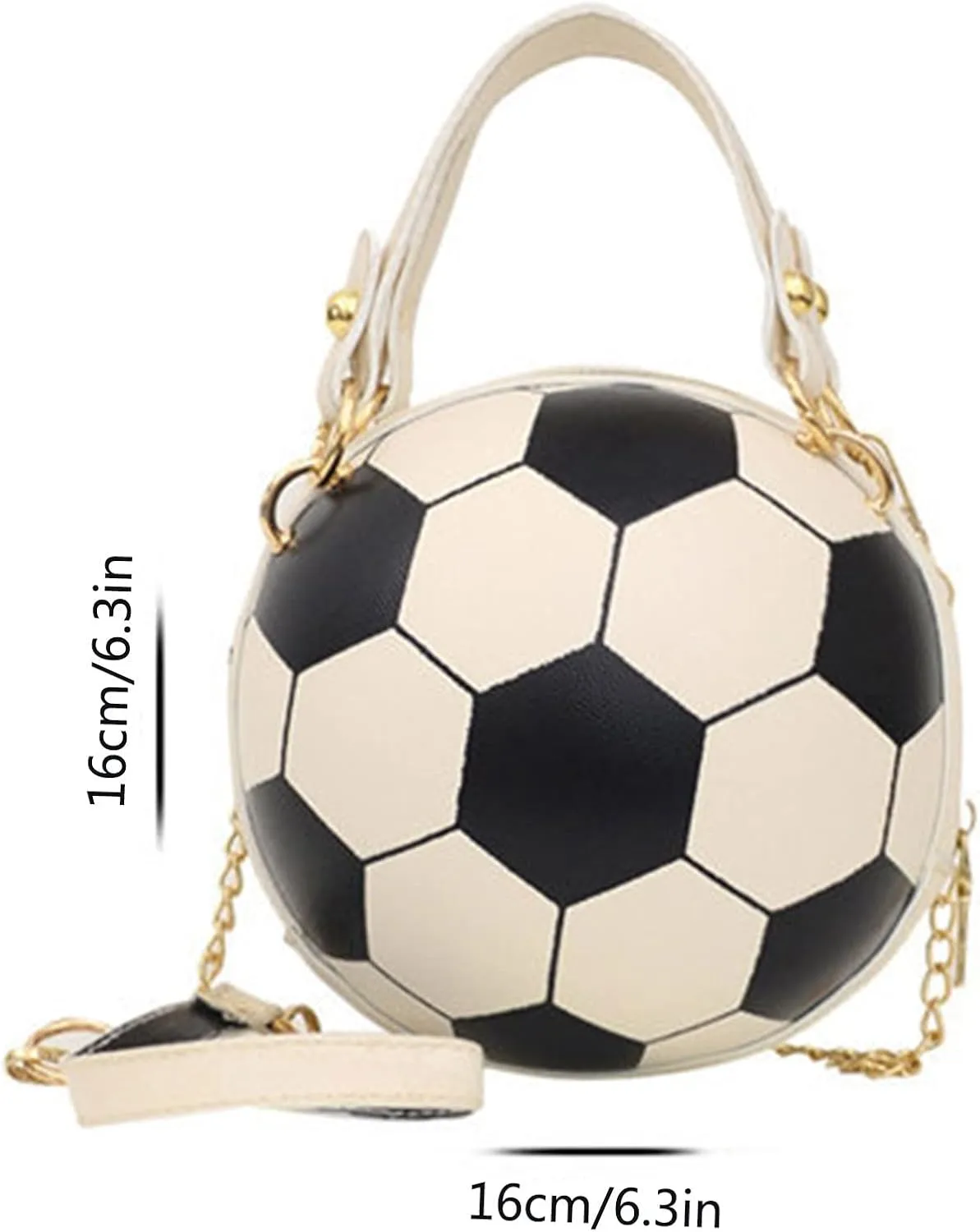 Purses for Women Women's Bag Fashionable Football Bag Versatile Shoulder Messenger