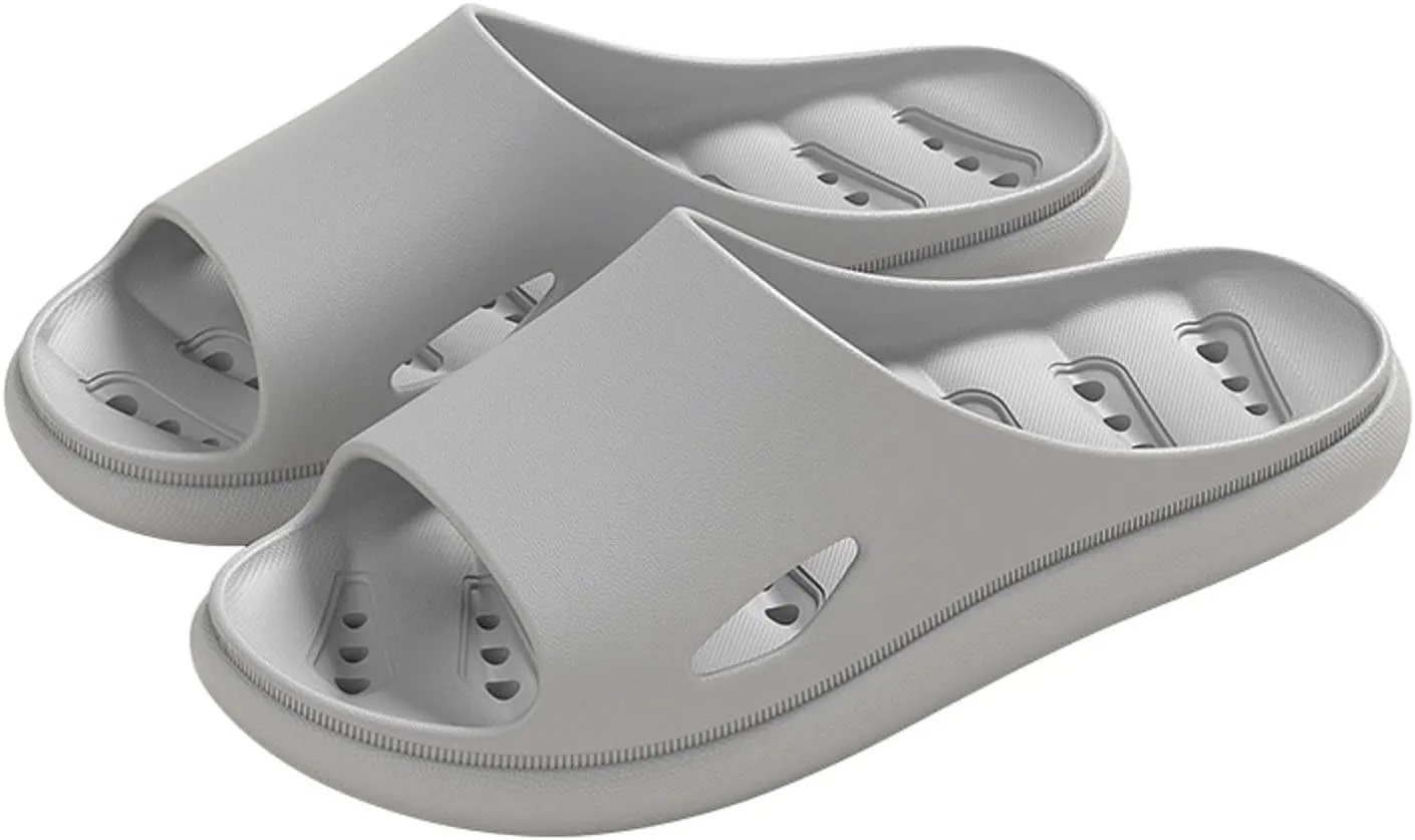 Shower Shoes Shower Slippers for Beach Showers Dorms Outdoor Ultra Comfort Recovery Pillow Slippers Slides