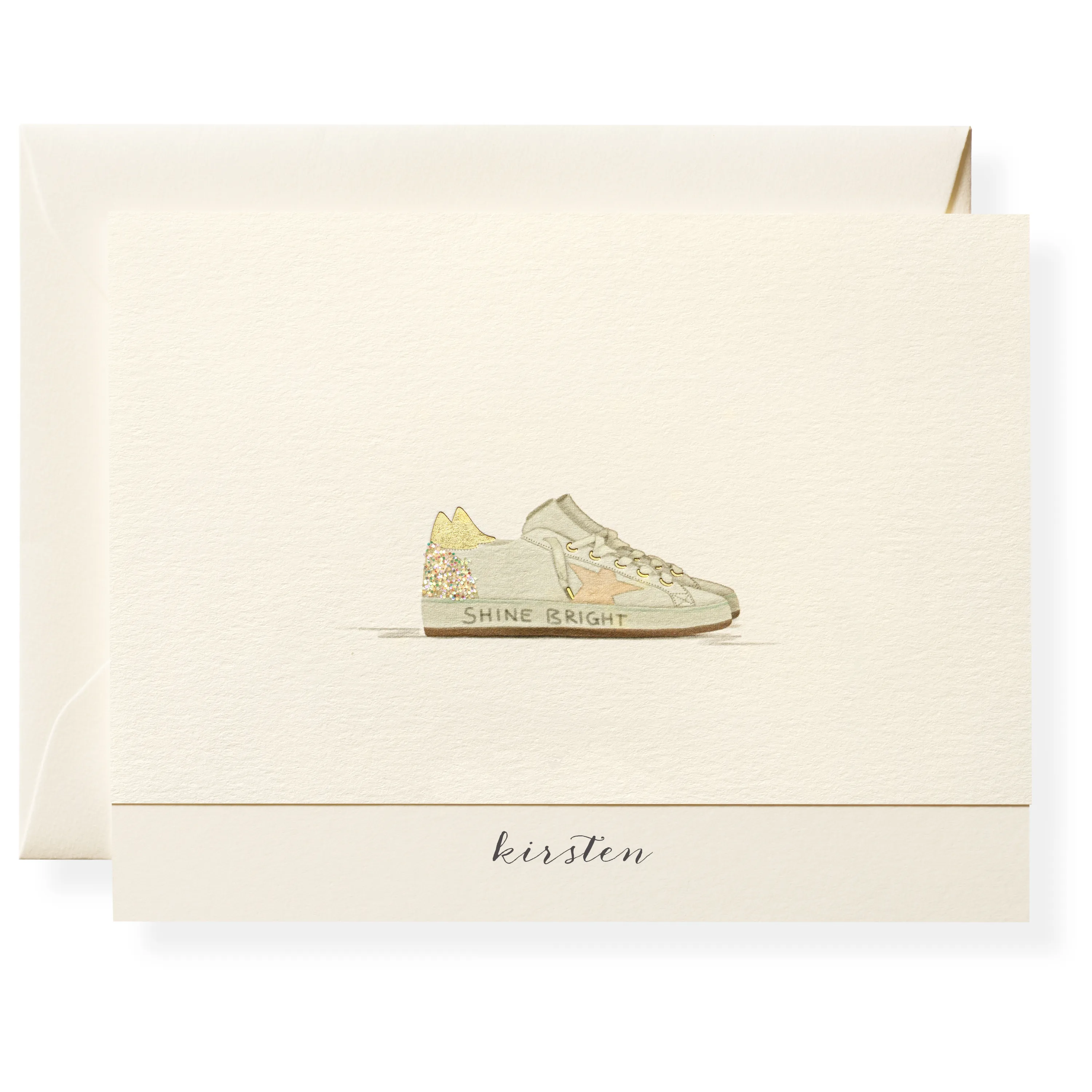 Sneakers Personalized Note Cards