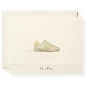 Sneakers Personalized Note Cards