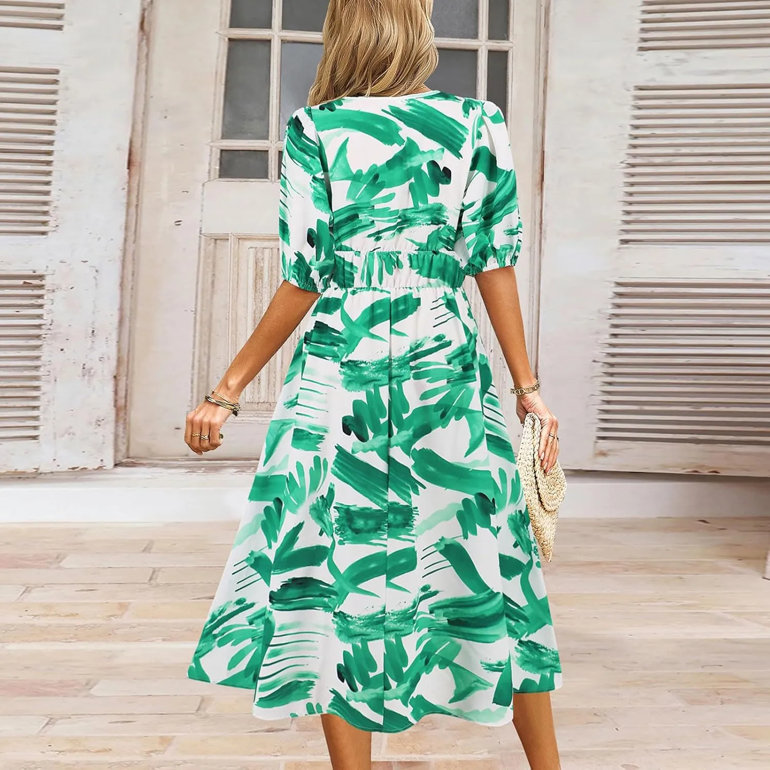 Spring Dresses for Women 2025 Sexy Boho Dresses for Women 2025 Womens Dress Swing Puff