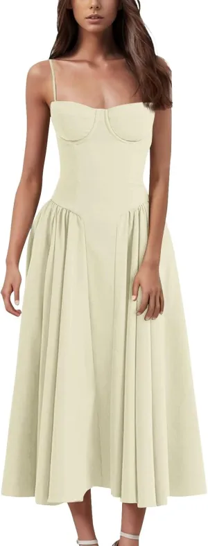 Spring Dresses for Women 2025 Sleeveless Maxi Dress Summer Dresses for Women 2025 Boho Dresses