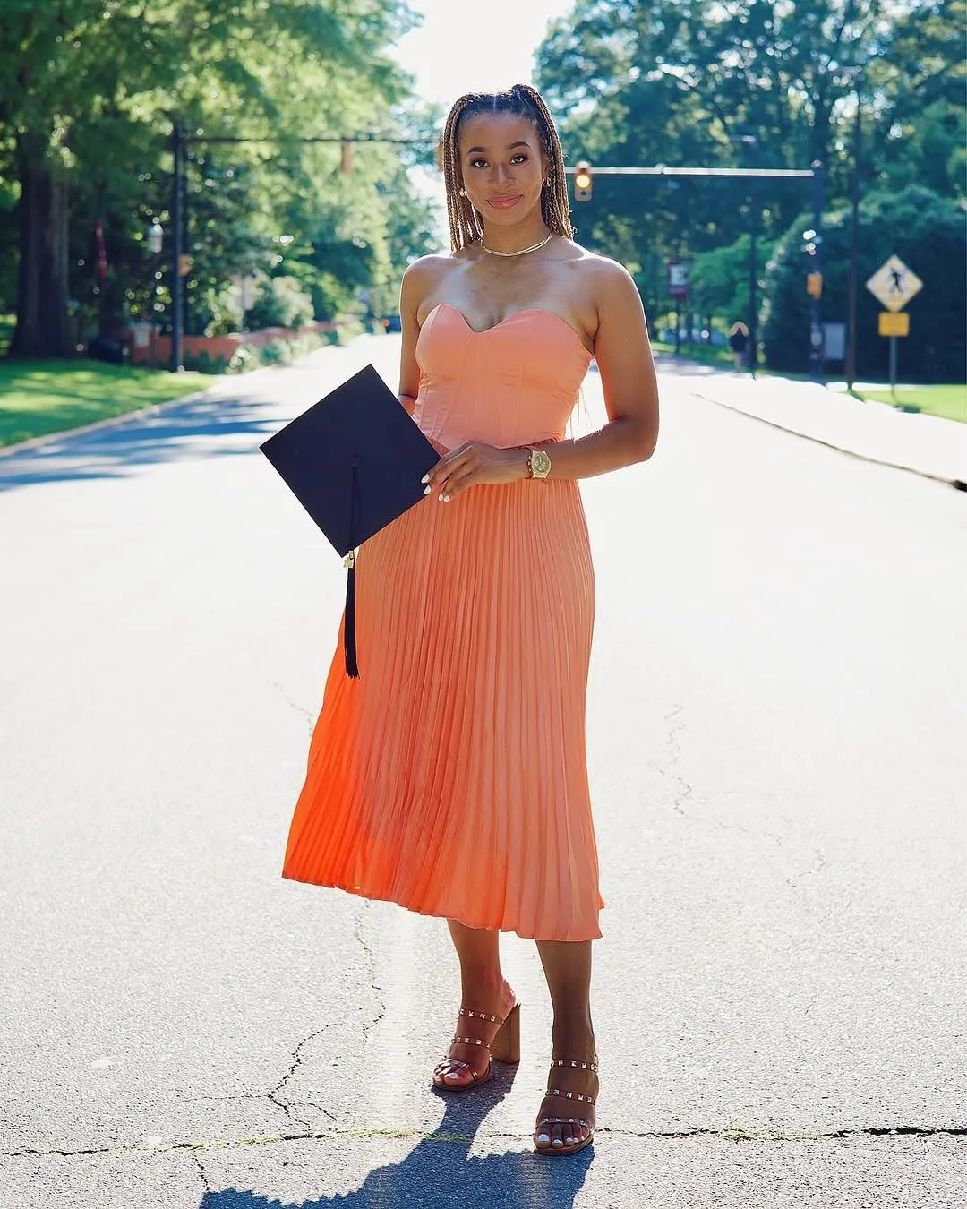 Strapless Prom Dresses for Women Pleated Satin Tea Length Corset Formal Evening Party Gowns