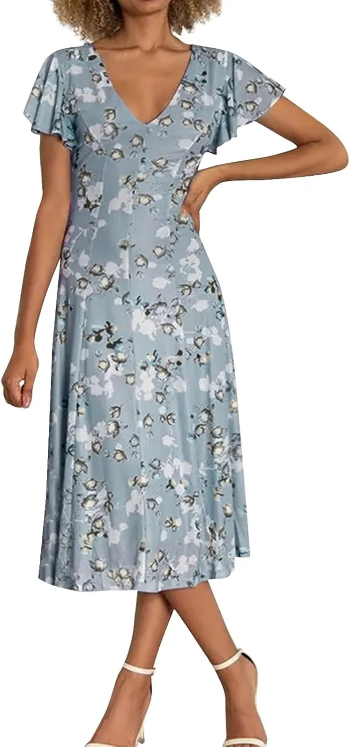 Summer Dresses for Women 2025 Chiffon Dress Dresses for Women Spring Summer Casual Swing Fitted