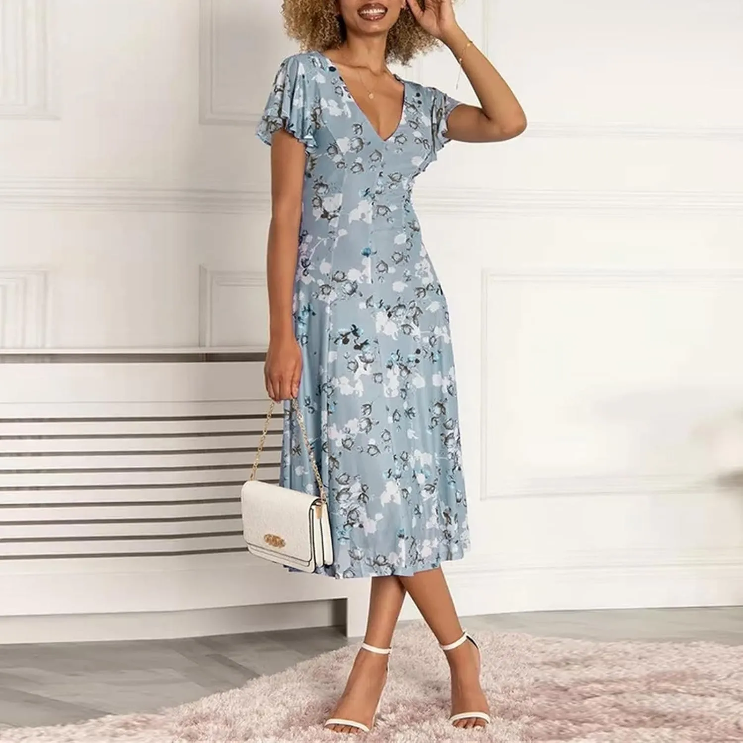 Summer Dresses for Women 2025 Chiffon Dress Dresses for Women Spring Summer Casual Swing Fitted