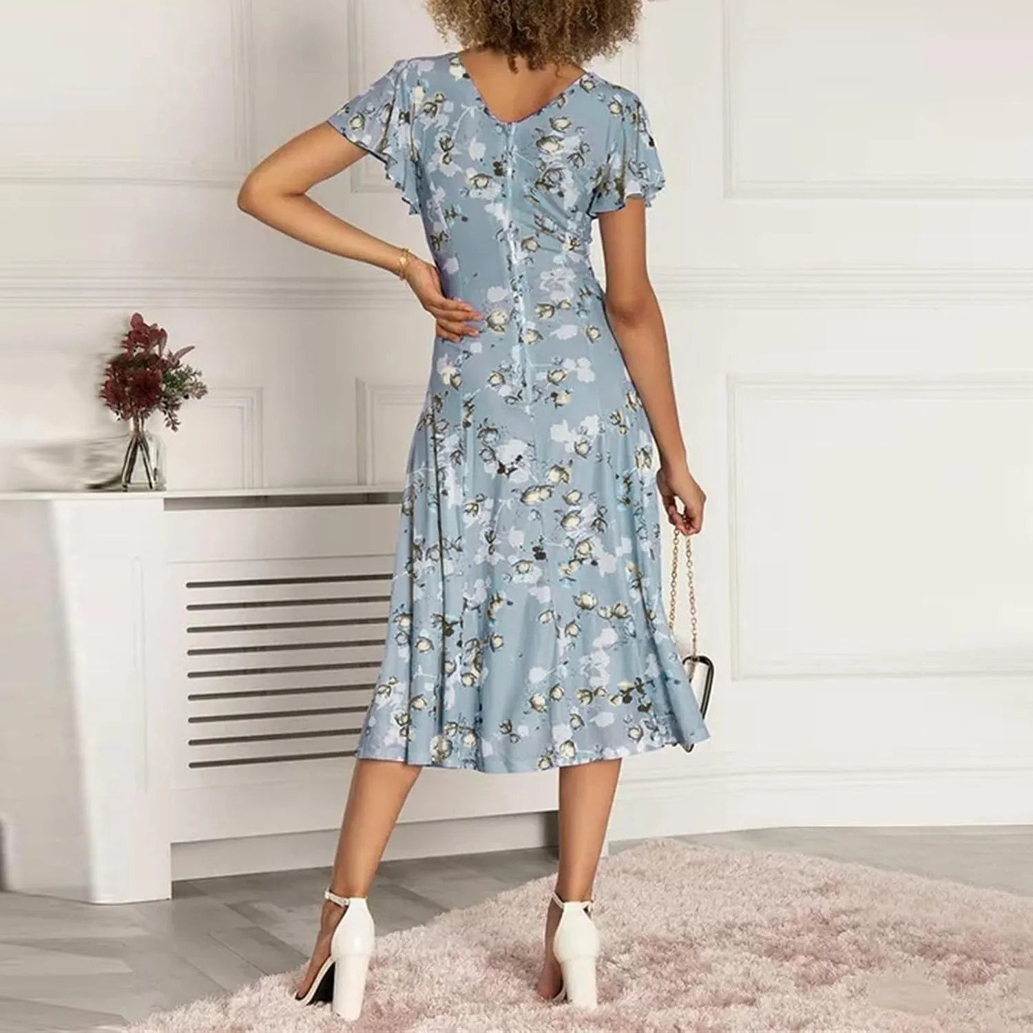 Summer Dresses for Women 2025 Chiffon Dress Dresses for Women Spring Summer Casual Swing Fitted