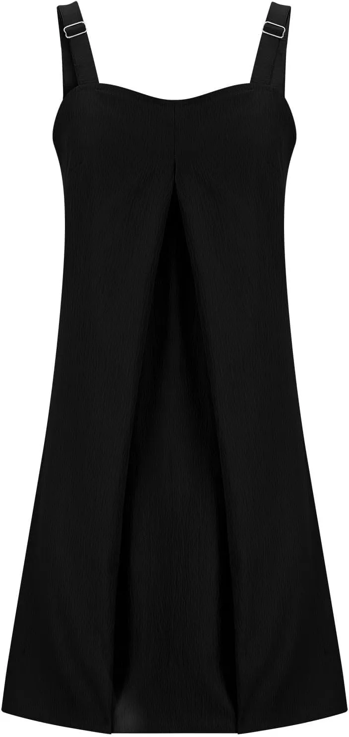 Sun Dresses for Women 2025 Vacation Summer Dresses 2025 Trendy Beach Vacation Midi Sundresses Sleeveless Tank Dresses
