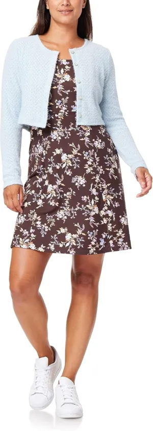 WallFlower Women's 2-Piece Sweater and Dress Set, Elegant Teacher Looks