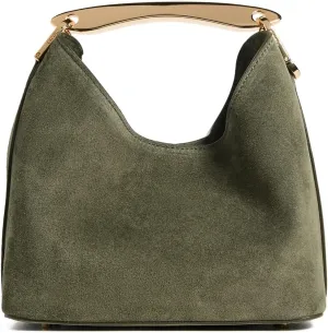 Women's Boomerang Small Suede Bag