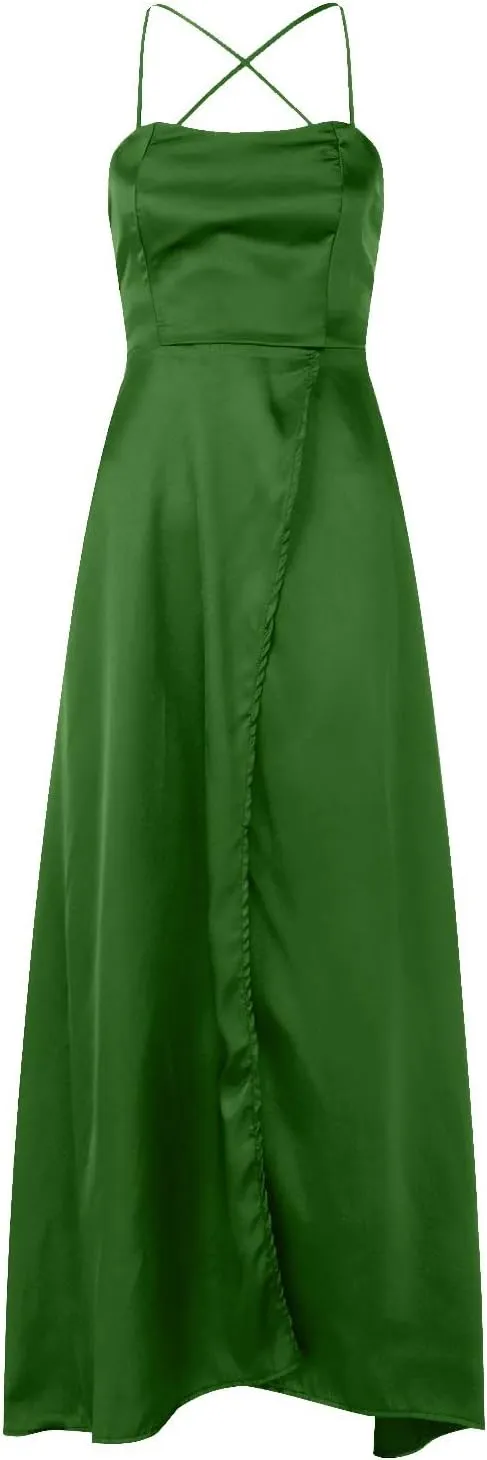 Womens Long Prom Dresses for Teens with Pockets Spaghetti Straps Formal Party Evening Gowns 2025 Prom Dress
