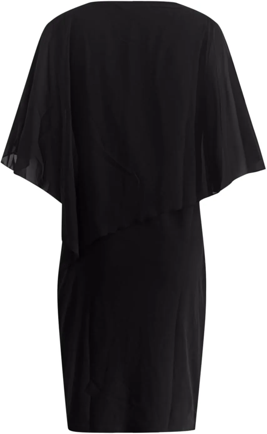 Women's Plus Size Wedding Guest Dress Sexy Dress 2025 Irregular Splicing Evening Party Dresses