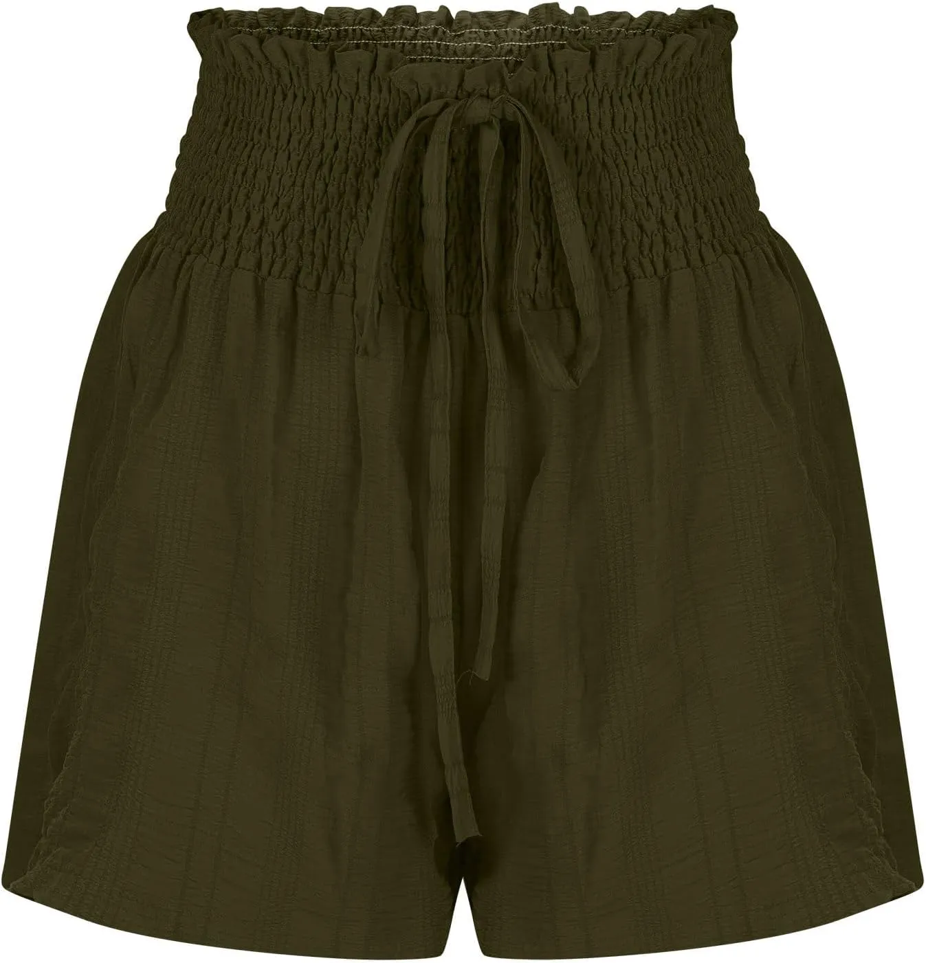 Women's Summer Fashion Solid Color Drawstring Skirts Short High Waisted Mini Skirt Golf Tennis Going Out Shorts