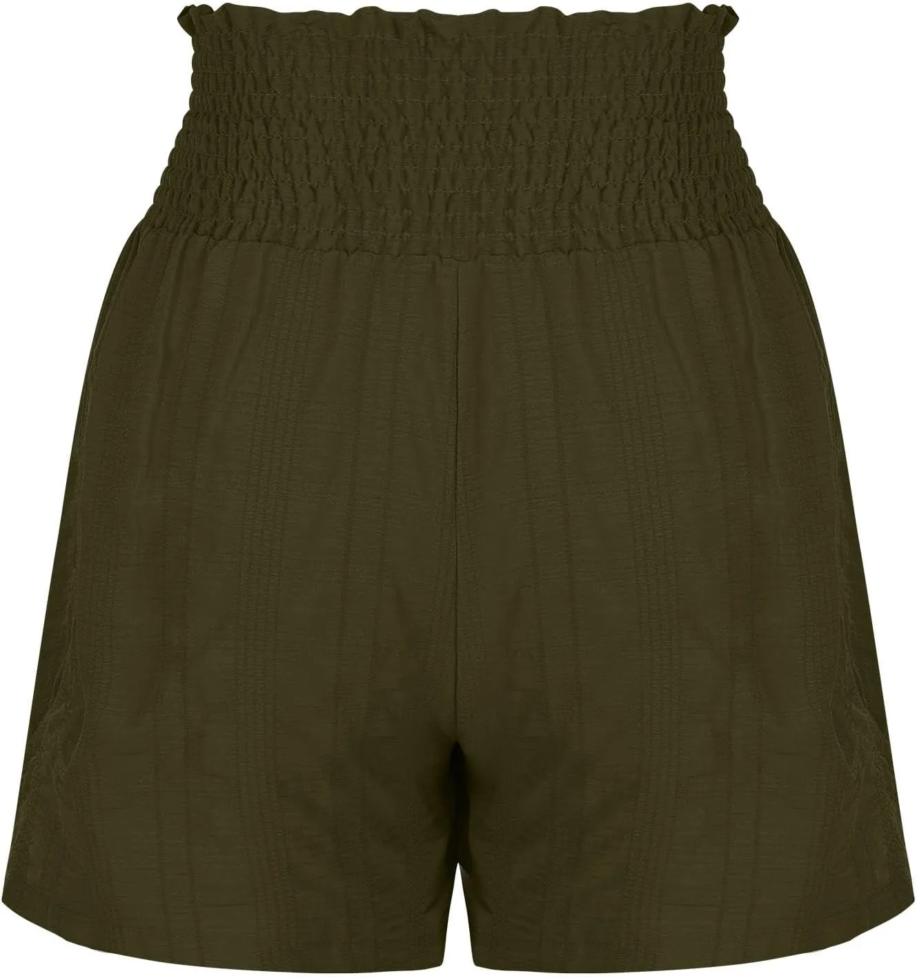 Women's Summer Fashion Solid Color Drawstring Skirts Short High Waisted Mini Skirt Golf Tennis Going Out Shorts