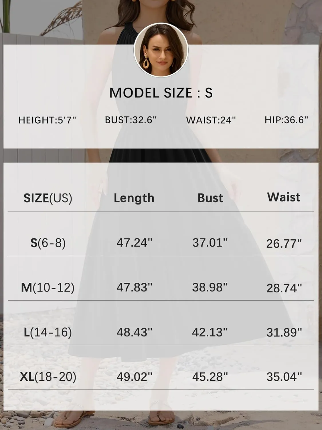 ZAFUL Women's 2025 Summer Casual Midi Dress Sleeveless Adjustable V Neck Elastic Waist Smocked Ruffle Tiered Maxi Dresses